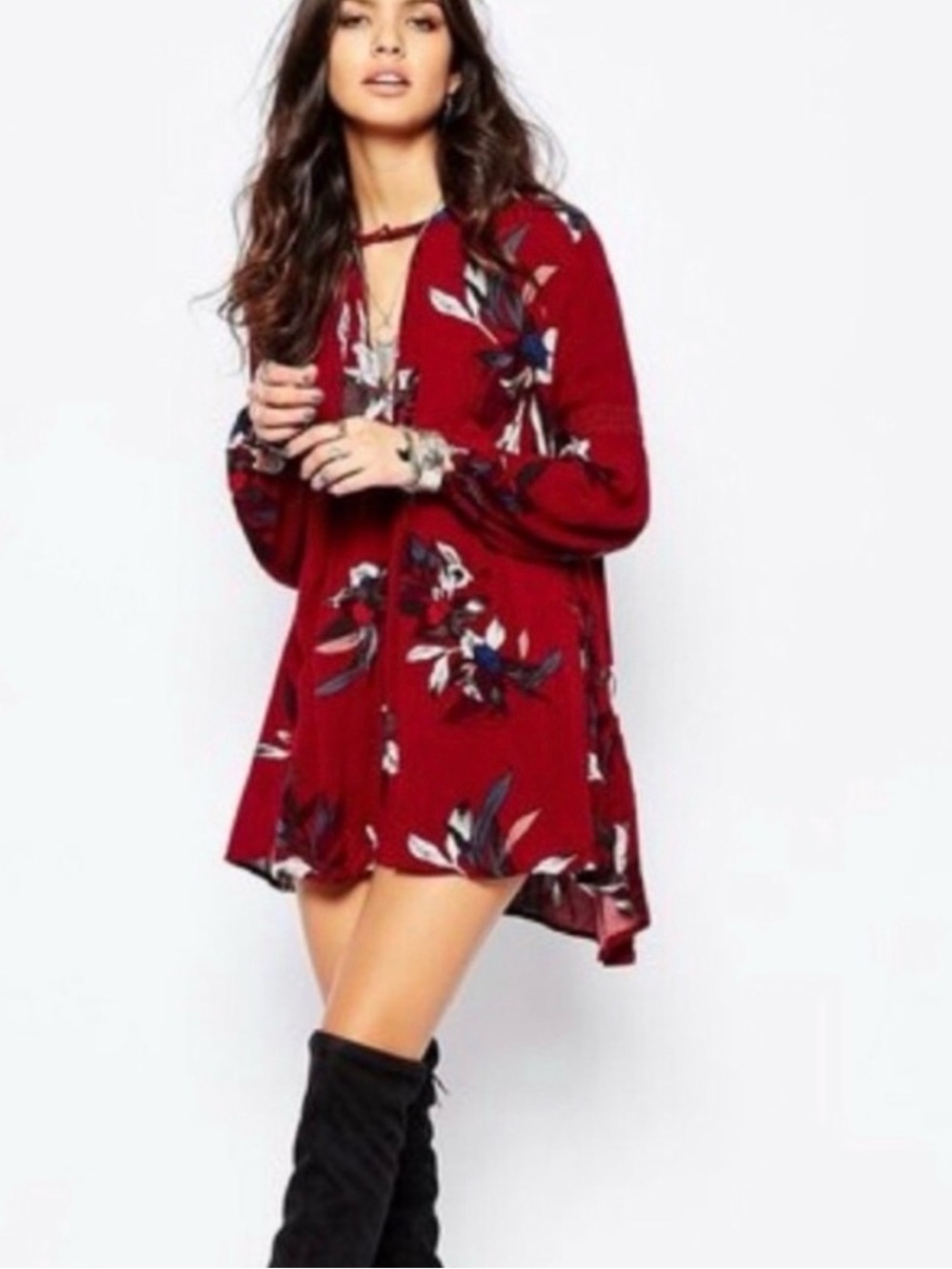 Free people tree swing tunic